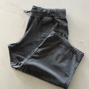 Womens Capris - gray athletic